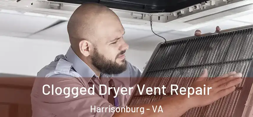 Clogged Dryer Vent Repair Harrisonburg - VA